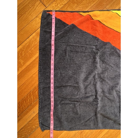 Vintage 80s TerriMondo Retro Rainbow Beach Towel 52x26 100% Cotton Israel - Picture 2 of 7